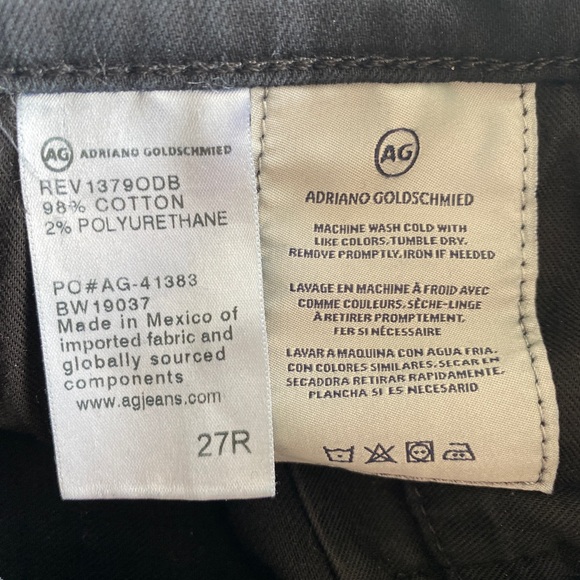 AGOLDE Farrah High Rise Skinny Jean Black Size 27R - Picture 7 of 12
